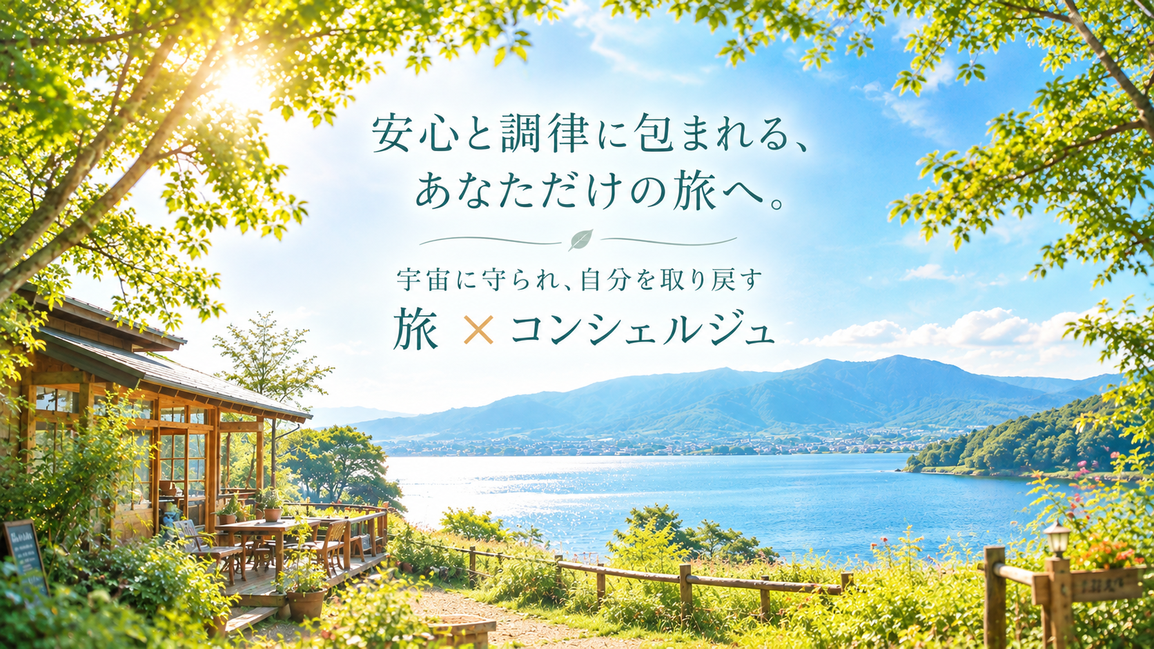 安心と調律に包まれる、あなただけの旅へ。宇宙に守られ、自分を取り戻す 旅×コンシェルジュ